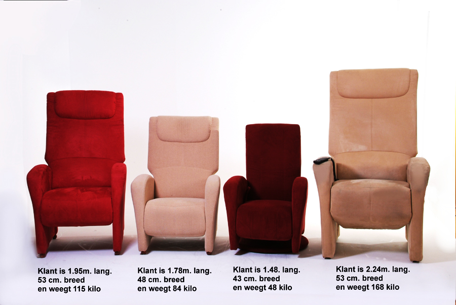 100% Maatwerk relaxfauteuils